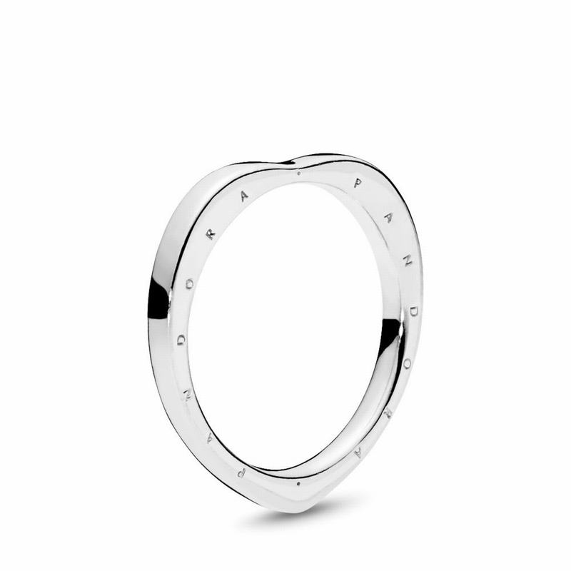 Pandora Signature Arcs Of Love Stackable Ring - Sterling Silver - Canada | KV9055SZ